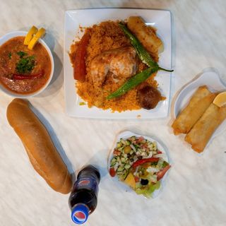 Menu Complet Couscous Poulet