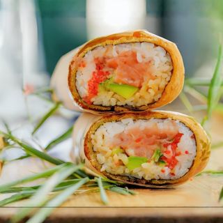Burrito fresh salmon