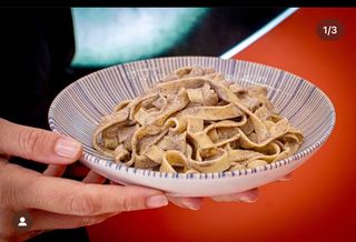 Pasta trufa y setas più bibita 