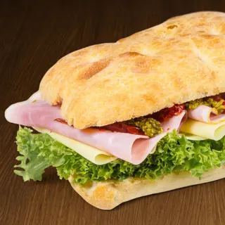 Focaccina prosciutto cotto