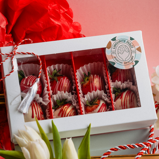 Box capsuni glazurate (8 buc)