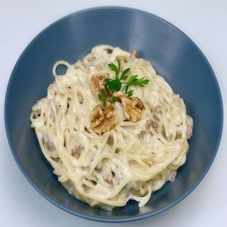 Tortellini gorgonzola y nueces