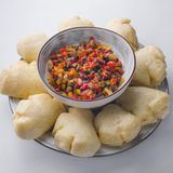 Курица с пампушками