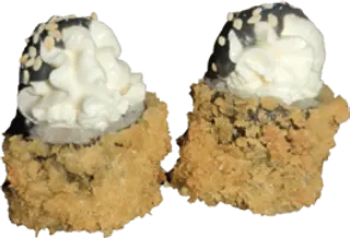 Tempura Homosaki Salmón Y Queso Crema Con Salsa Anguila (8 Pz.)