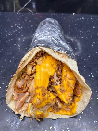 Shaorma cheesy pui