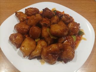 85. Патешко месо в сладко-кисел сос (700гр)