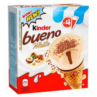 Glace Cones Kinder Bueno Whitex8 248G 