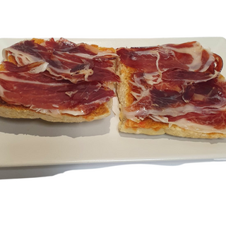 Torratada De Jamón Ibérico Con Pan De Coca