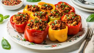 Пълнени чушки с кайма и ориз (350г)