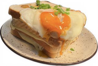 Tost z szynką i serem