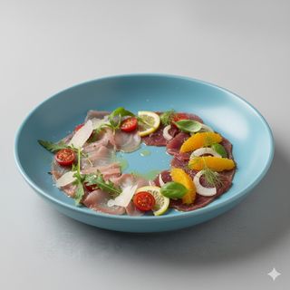 Double fish carpaccio