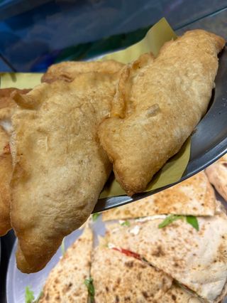 Calzone con cotto fritto 