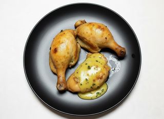 Poulet Rôti Du Chef Sauce Épaisse