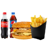 Бургер Цезар + Картопля Фрі (мала) + Напій 0,5л.*