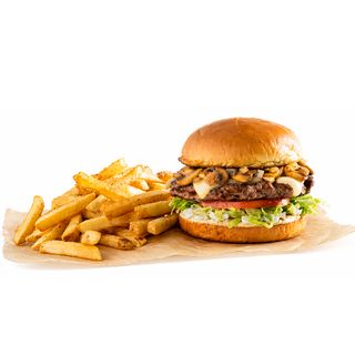 Mushroom Cheese Burger