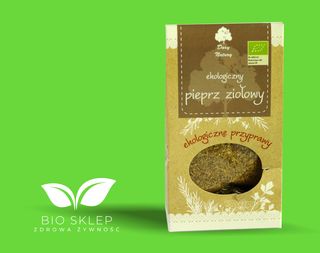 Pieprz ziołowy mielony Dary Natury 60 g