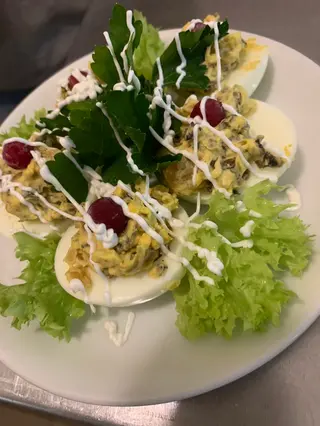 Яйце фаршироване грибами (60г)