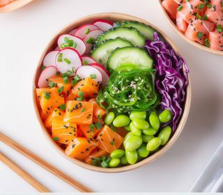 22. Poke Vegano De Tofu