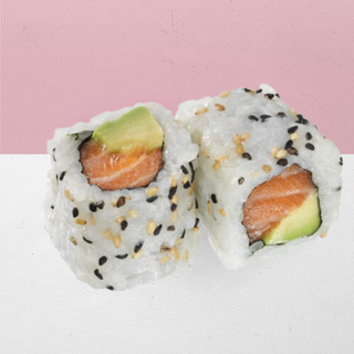 Uramaki Salmón con Aguacate (8uds)