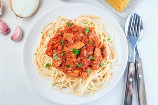 Spaghetti cu ton