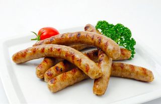 Колбаски на гриле