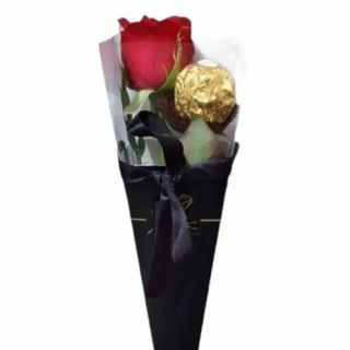Fleur Individuelle Et Chocolat Pour Le 8 Mars
