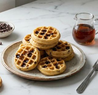 Mini Gaufres Au Chocolat