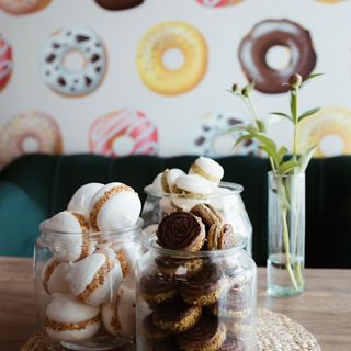 Bezy z białą czekoladą