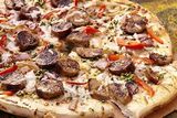 Chicken Sausage Pizza Large.