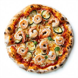 Zucchine e gamberetti singola