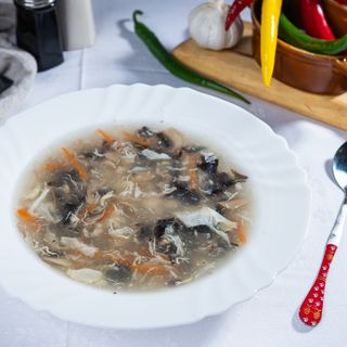 Supă de ciuperci cu pui