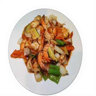 gambas a la plancha estilo chino