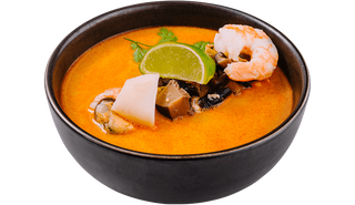 Tom Yam cu fructe de mare