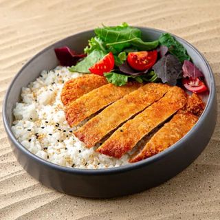 Bento pranz Tonkatsu de porc cu orez