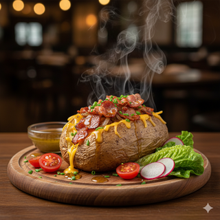 Ziemniak pieczony z boczkiem