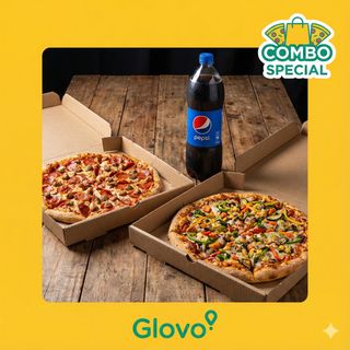 2 Пици по избор Ø 30см + подарък Pepsi 1л