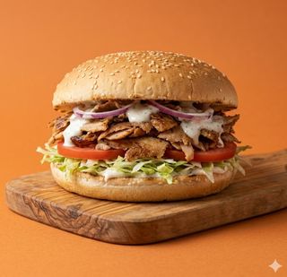Panino kebab maxi