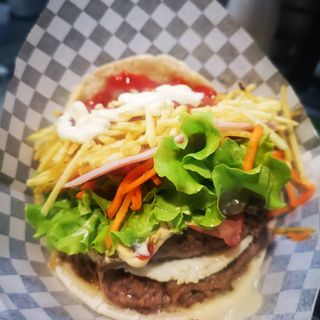 Wave Burguer Menu (carne angus 160gr)