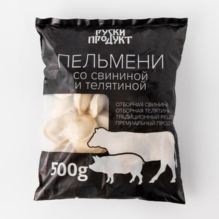 2351-Пелмени Със Свинско И Телешко Месо (500г)