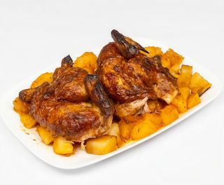 1 Pollo alla brace con patate
