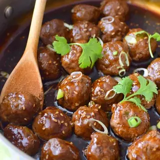 Albondigas con salsa china
