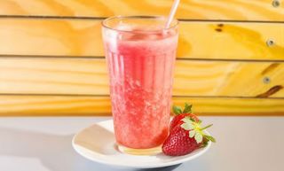 Natural Batido de Morango
