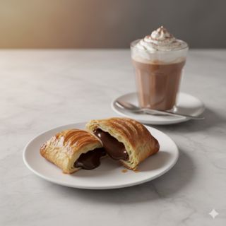 Napolitana con chocolate