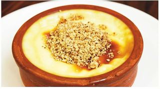 Baked rice pudding