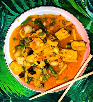 Tofu z warzywami