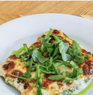 Canelones de Espinafres e Ricota