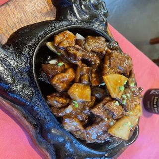 Ternera Con Setas Y Bambú