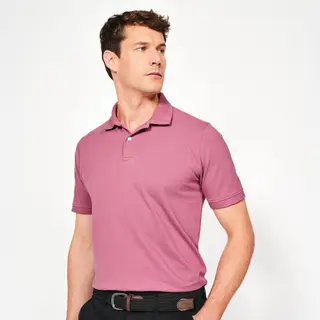 Polo de Golf em Algodão de Manga Curta Homem - Mw500 Ferrugem - 4XL