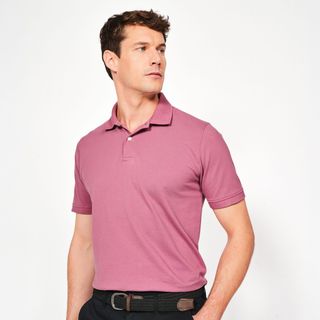 Polo de Golf em Algodão de Manga Curta Homem - Mw500 Ferrugem - XL