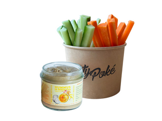 Hummus de Berenjena con Crudités